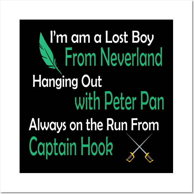 Lost Boy Peter Pan Inspired Design Wall Art by Chip and Company